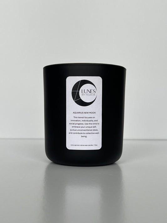Aquarius New Moon Candle