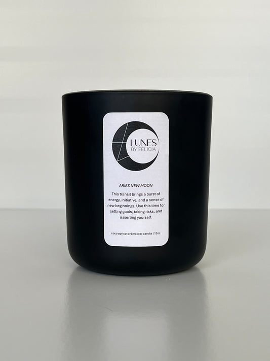 Aries New Moon Candle