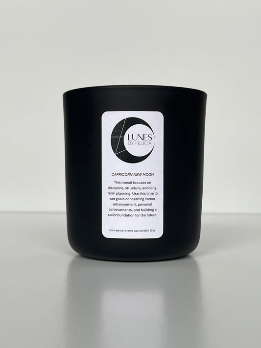 Capricorn New Moon Candle